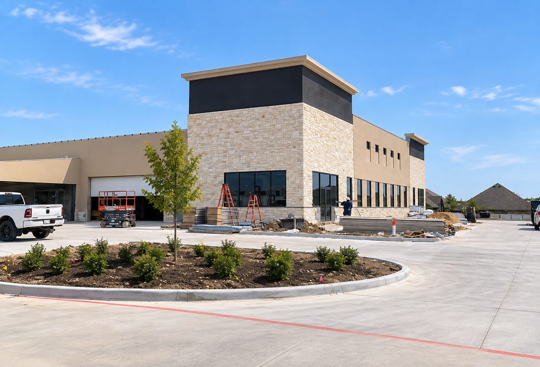 Commercial brick and stone masonry work in Dallas-Fort Worth TX