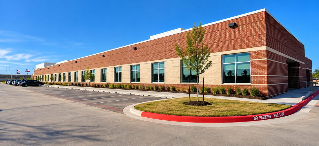 Commercial brick, block, and stone masonry project 20 in the Dallas-Fort Worth area