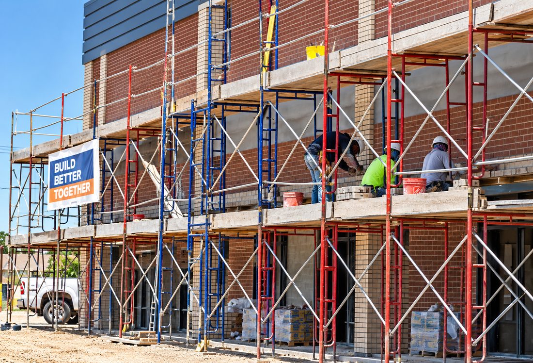 Commercial brick, block, and stone masonry project 6 in the Dallas-Fort Worth area