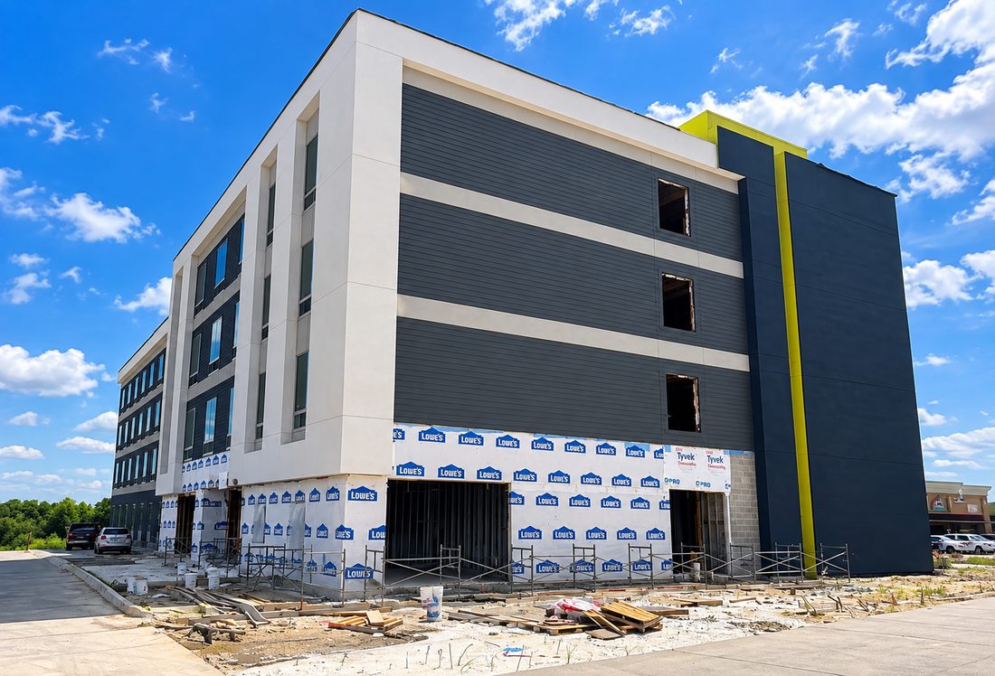 Commercial exterior painting project in Dallas-Fort Worth TX
